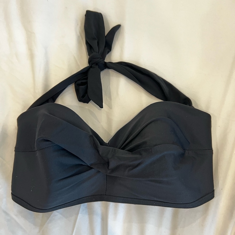 Black Tie Swim Top